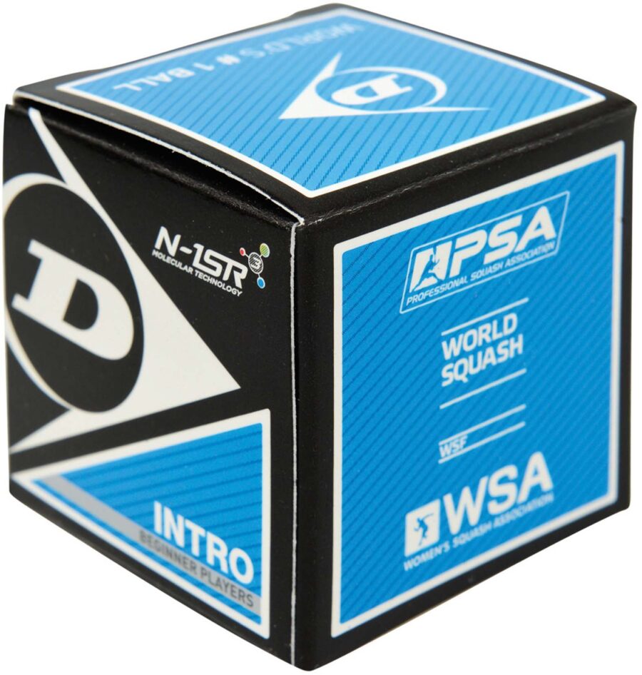Dunlop Intro Squashbal (blauwe stip)
